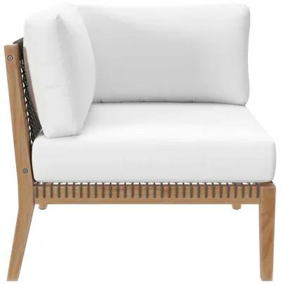 Modway - Clearwater Outdoor Patio Teak Wood Sofa