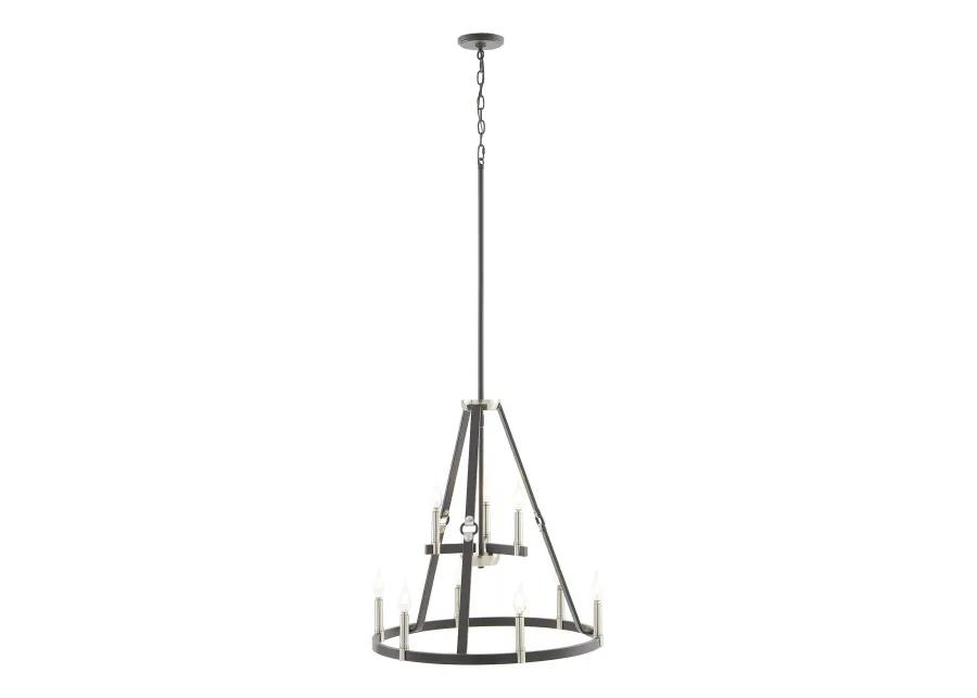 Armstrong Grove 25" Wide 9-Light Chandelier