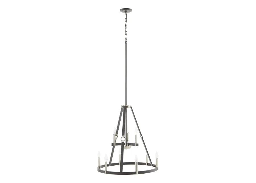 Armstrong Grove 25" Wide 9-Light Chandelier