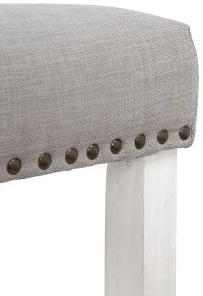 WestinTrends 24" Upholstered Saddle Seat Counter Stool (Set of 2)