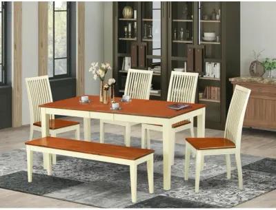 Dining Room Set Buttermilk & Cherry