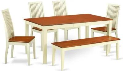 Dining Room Set Buttermilk & Cherry