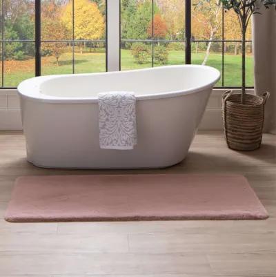 Lavish Plush Mauve 2' 3" x 3' 9" Bath Mat