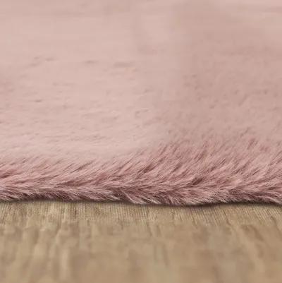 Lavish Plush Mauve 2' 3" x 3' 9" Bath Mat