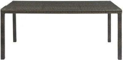 Modway - Conduit 70" Outdoor Patio Wicker Rattan Dining Table Brown