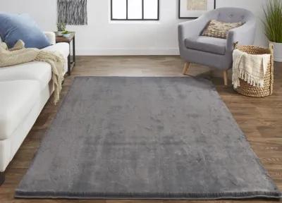 Luxe Velour 4506F Taupe/Black 2' x 3' Rug