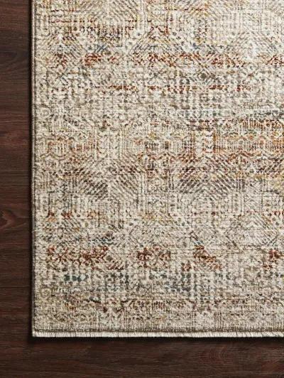 Lourdes LOU04 Ivory/Spice 7'10" x 10' Rug