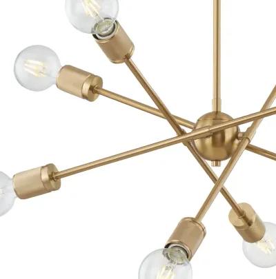 Module 22'' Gold Wide 8-Light Chandelier