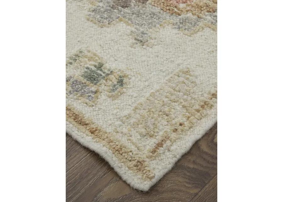 Grafton 69FLF 7'9" x 9'9" Ivory/Orange/Gray Rug