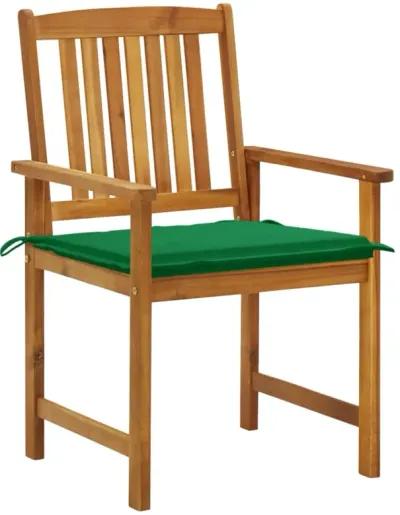 vidaXL Patio Chairs with Cushions 6 pcs Solid Acacia Wood