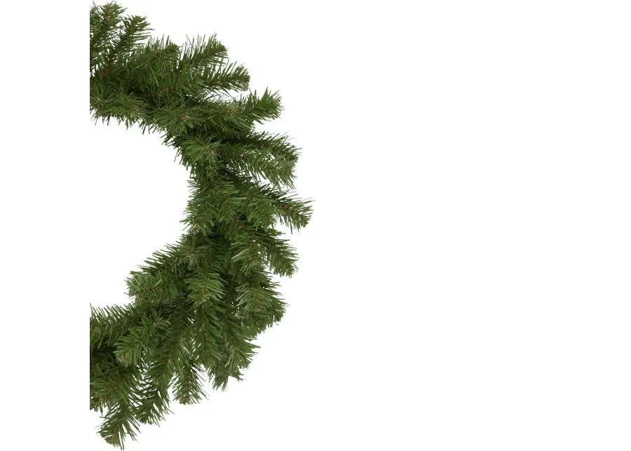 Deluxe Dorchester Pine Artificial Christmas Wreath  18-Inch  Unlit