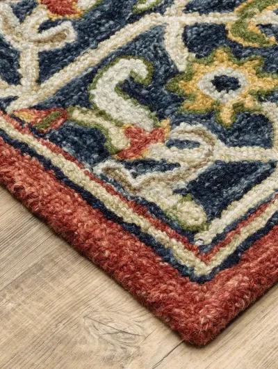 Alfresco 5' x 8' Red Rug