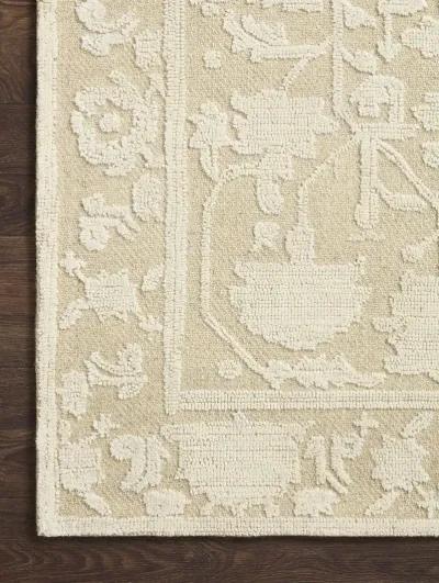 Gloria GLO01 Natural/Ivory 5' x 7'6" Rug