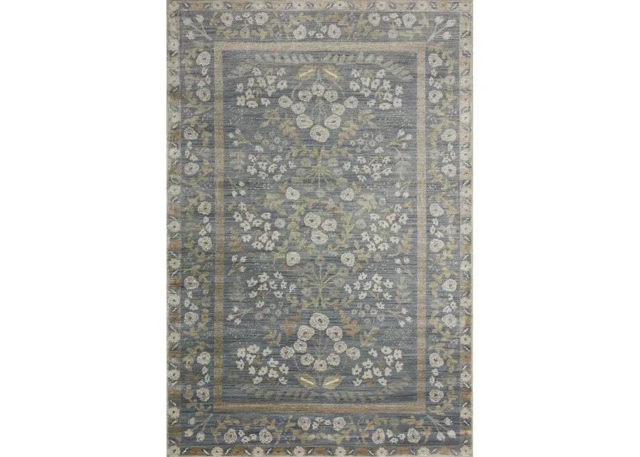 Fiore FIO01 Slate/Sage 6'3" x 9' Rug