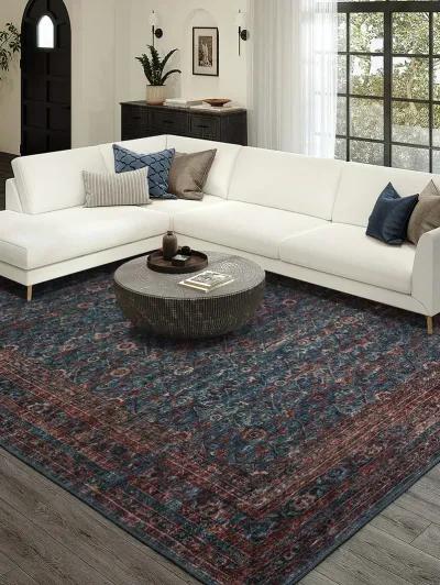 Jericho JC7 Navy 5' x 7'6" Rug