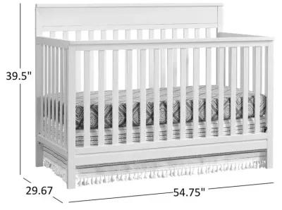 Oxford Baby Castle Hill 4 In 1 Crib Barn White