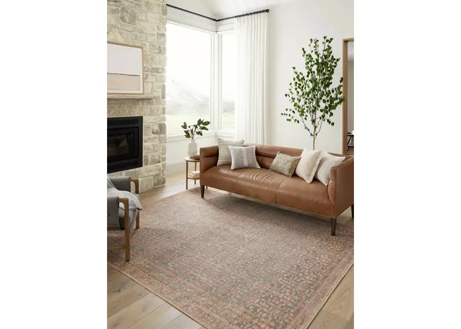 Aubrey AUB04 Blue/Terracotta 8'3" x 11'3" Rug