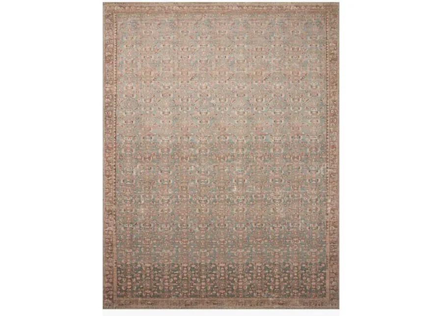 Aubrey AUB04 Blue/Terracotta 8'3" x 11'3" Rug