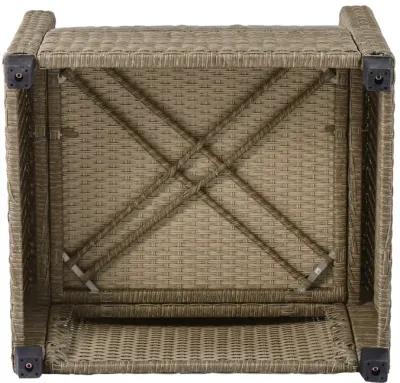 Patio Furniture Sets, 4 Piece Conversation Set Wicker Ratten Sectional Sofa with Seat Cushions