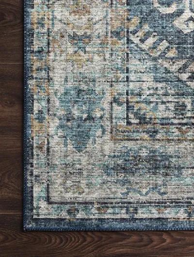 Skye SKY03 Denim/Natural 8' x 8' Round Rug