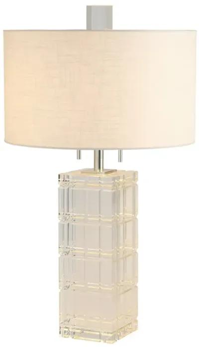 Crystal Plaid Lamp