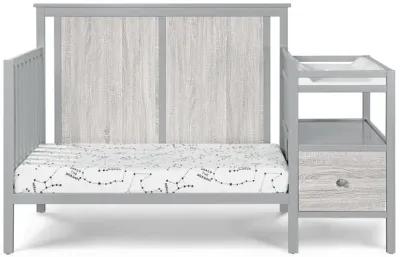 Sutie Bebe Connelly 4-in-1 Crib and Changer Combo Gray/Rockport Gray