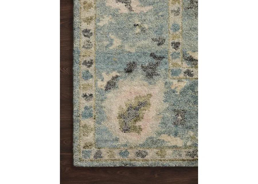 Clement CLM04 Aqua/Multi 7'9" x 9'9" Rug