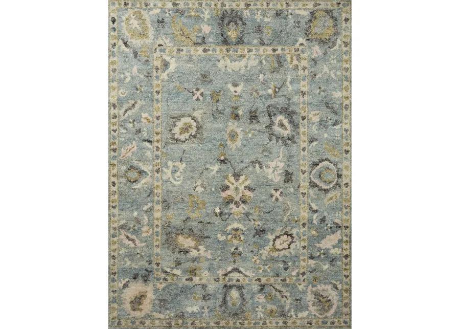 Clement CLM04 Aqua/Multi 7'9" x 9'9" Rug