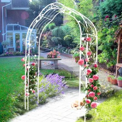 Customizable Metal Garden Arch for Weddings and Events