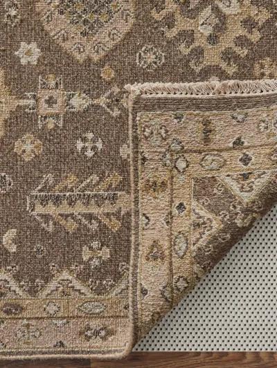 Corbitt 0610F 5'6" x 8'6" Brown/Ivory Rug