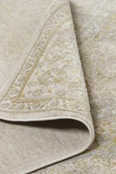 Aura 3734F Ivory/Gold 5' x 8' Rug