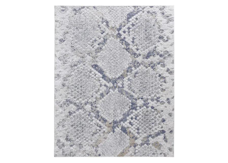 Laina 39GIF Silver/Gray/Blue 4' x 6' Rug