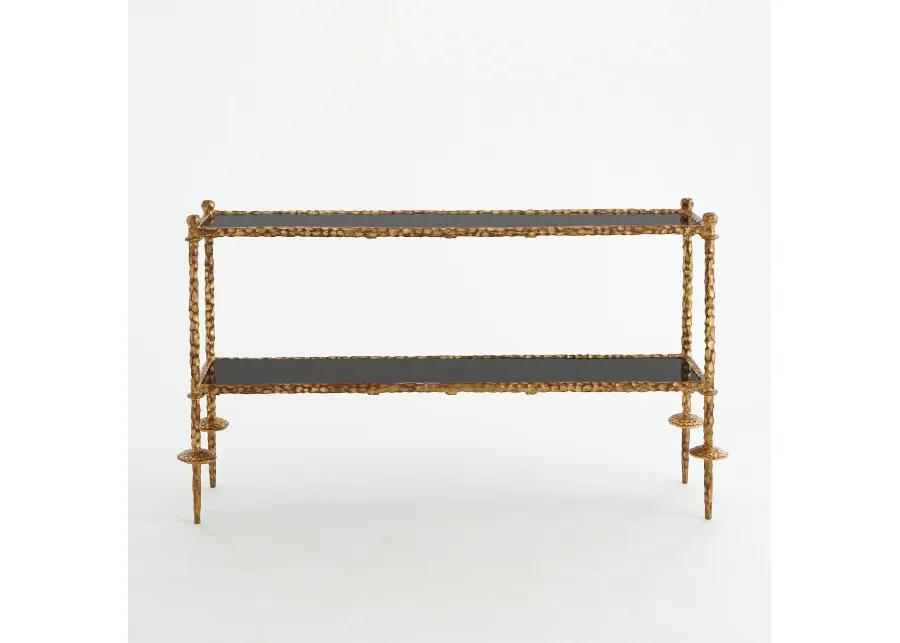 Gold Chiseled Console