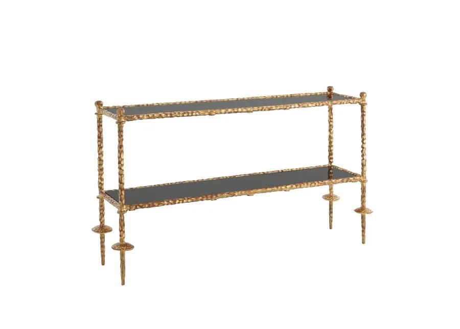 Gold Chiseled Console