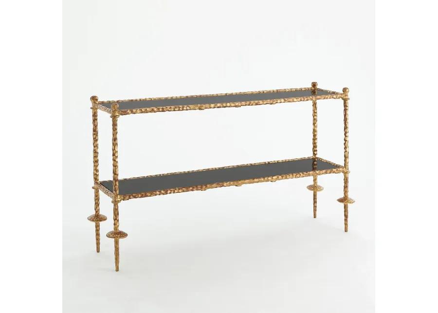 Gold Chiseled Console