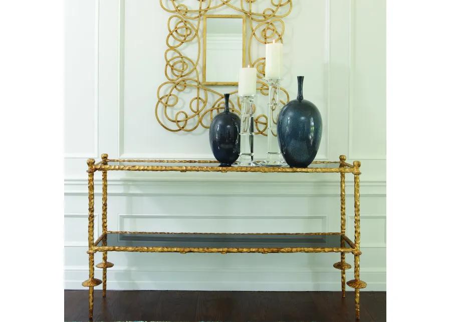 Gold Chiseled Console