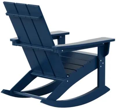 WestinTrends Modern Adirondack Outdoor Rocking Chair (Set of 4)