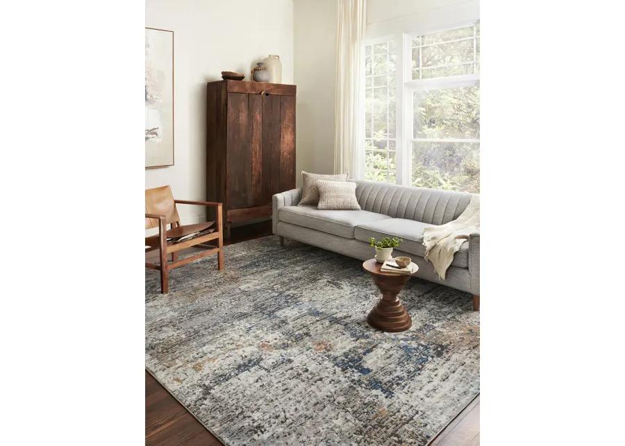 Bianca BIA06 Granite/Multi 6'7" x 9'2" Rug