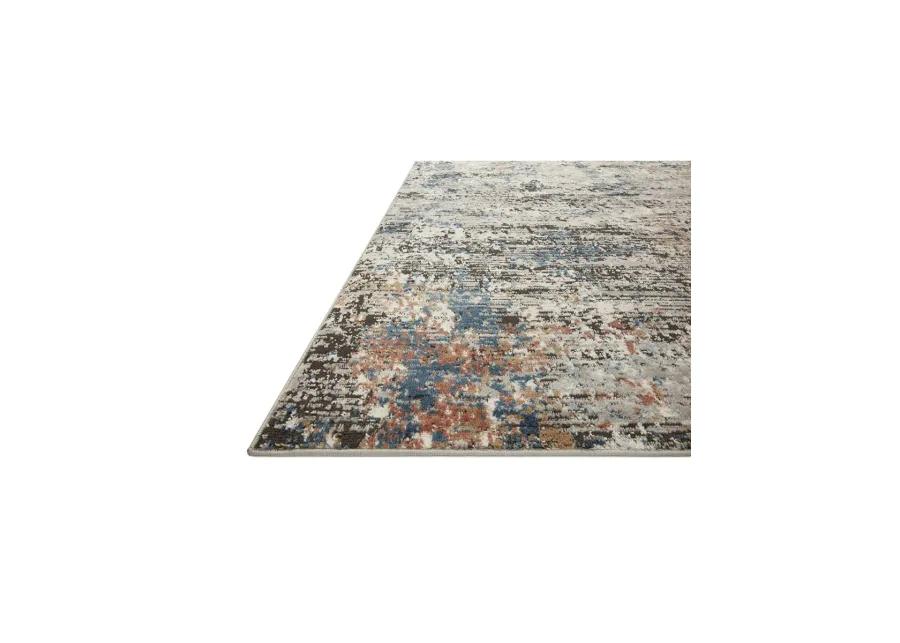 Bianca BIA06 Granite/Multi 6'7" x 9'2" Rug