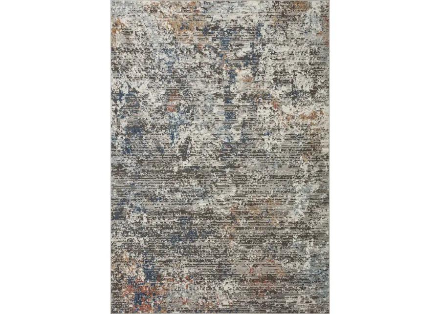 Bianca BIA06 Granite/Multi 6'7" x 9'2" Rug