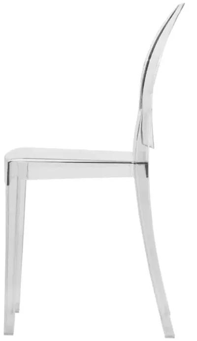 LeisureMod Marion Transparent Acrylic Modern Chair