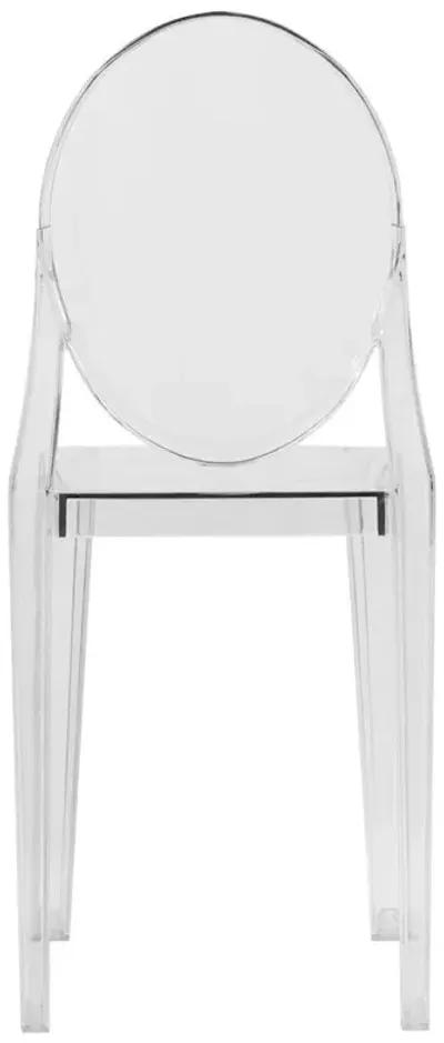 LeisureMod Marion Transparent Acrylic Modern Chair