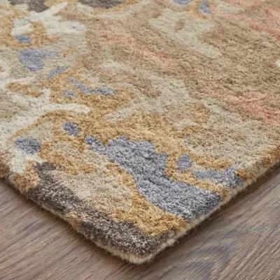 Everley 8644F Tan/Blue 2' x 3' Rug