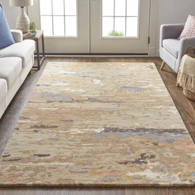 Everley 8644F Tan/Blue 2' x 3' Rug