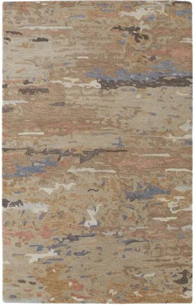 Everley 8644F Tan/Blue 2' x 3' Rug