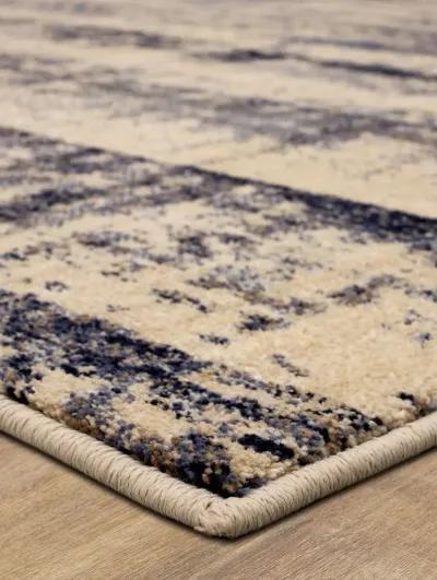 Vanguard by Drew & Jonathan Home Ephemeral Ink Blue 6' 6" X 9' 6" Rug