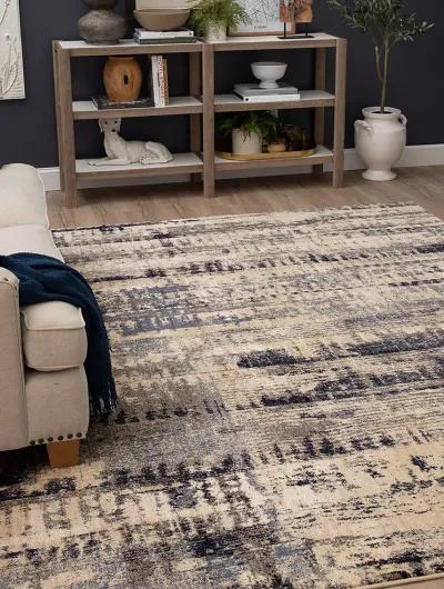 Vanguard by Drew & Jonathan Home Ephemeral Ink Blue 6' 6" X 9' 6" Rug