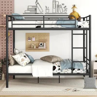 Full Over Full Metal Bunk Bed