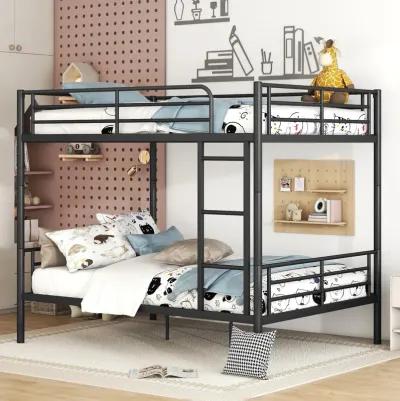 Full Over Full Metal Bunk Bed