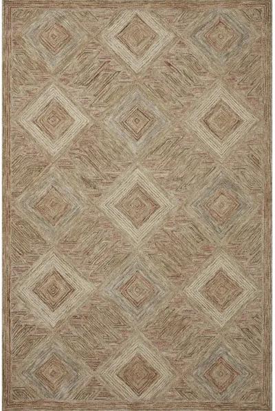 Varena VAR-02 Berry / Multi 7''9" x 9''9" Rug by